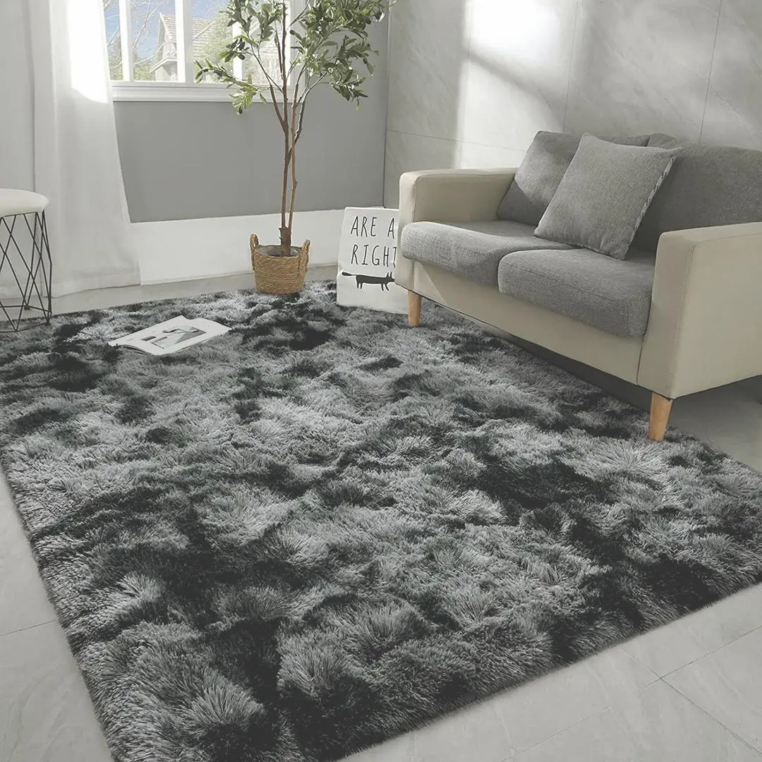 Ultra Soft Solid Color Plush Area Rug, Long Pile Carpet for Living Room, Bedroom, and Window Sill, Cozy Floor Mat for Home Decor, Soft Shaggy Rug, Fluffy Rug, Furry Soft Rugs, Soft Thick Rugs, Home Decorative Rugs