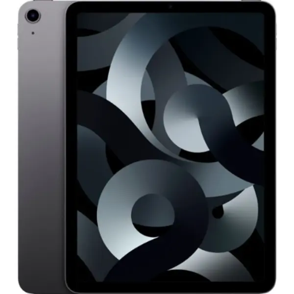 Refurbished iPad Air 5th Gen 10.9-inch (Wi-Fi + Cellular) - Space Gray, 256GB - Acceptable Condition with 1-Year Warranty by Plug - 59832