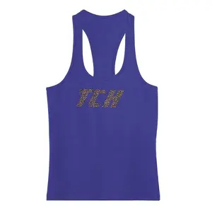 TCH Summer New Trendy Brand Letter Hot Diamond Tank Top for Women, Fashionable, Casual and Versatile