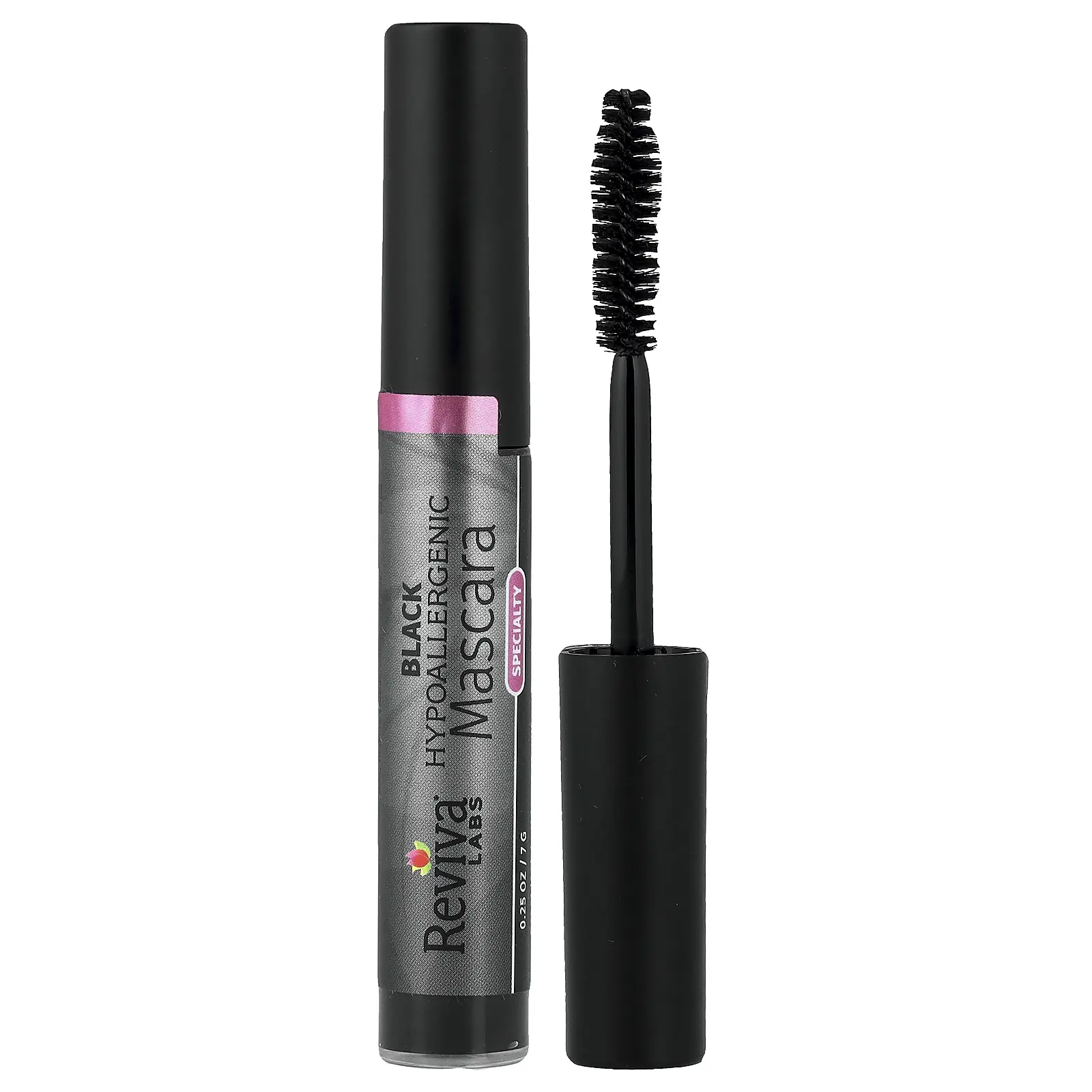 Reviva Labs Hypoallergenic Mascara, Black, 0.25 oz (7 g) Reviva Labs Hypoallergenic Mascara, Black, 0.25 oz (7 g)