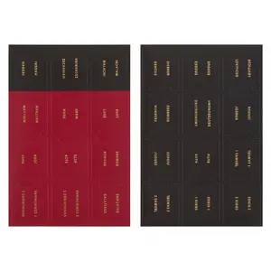 Black and Red Old and New Testament Bible Indexing Tabs