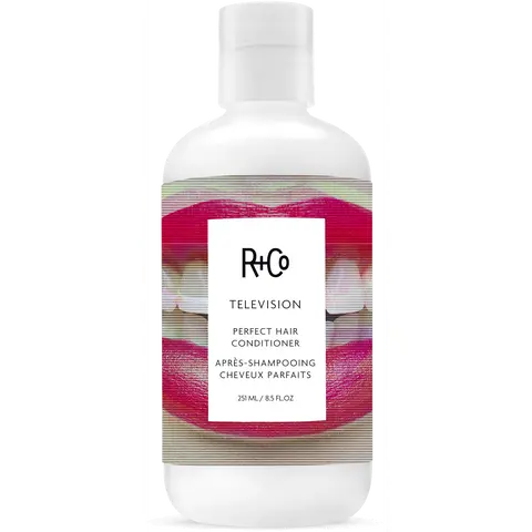 R+Co TELEVISION Perfect Hair Conditioner - Shea Butter, Juniper Fruit Extract for Stronger, Healthier-Looking Hair, 8.5oz