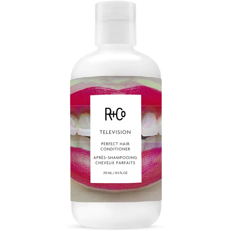 R+Co TELEVISION Perfect Hair Conditioner - Shea Butter, Juniper Fruit Extract for Stronger, Healthier-Looking Hair, 8.5oz