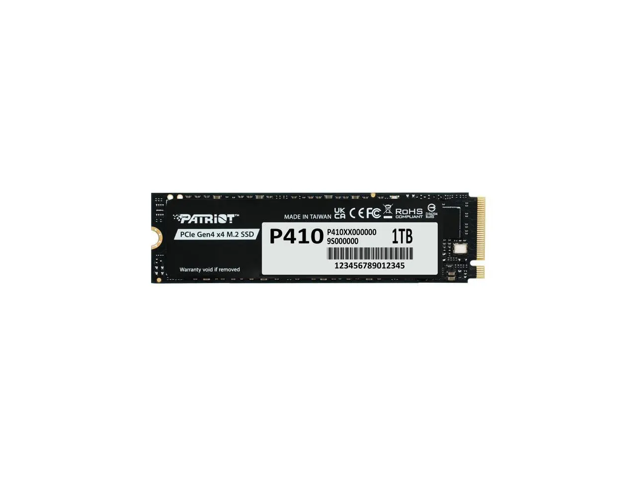 Patriot P410 M.2 2280 1TB PCI-Express 4.0 x4 P410P1TBM28H