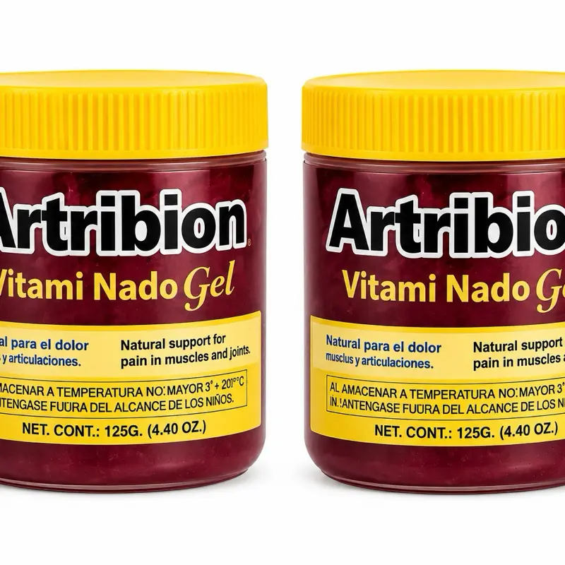 2 Pack Gel Artribion Vitaminado – Warming Body Massage Formula for Relaxation & Skin Care, 125 g Warming Body Massage Formula for Relaxation & Skin Care, 125 g