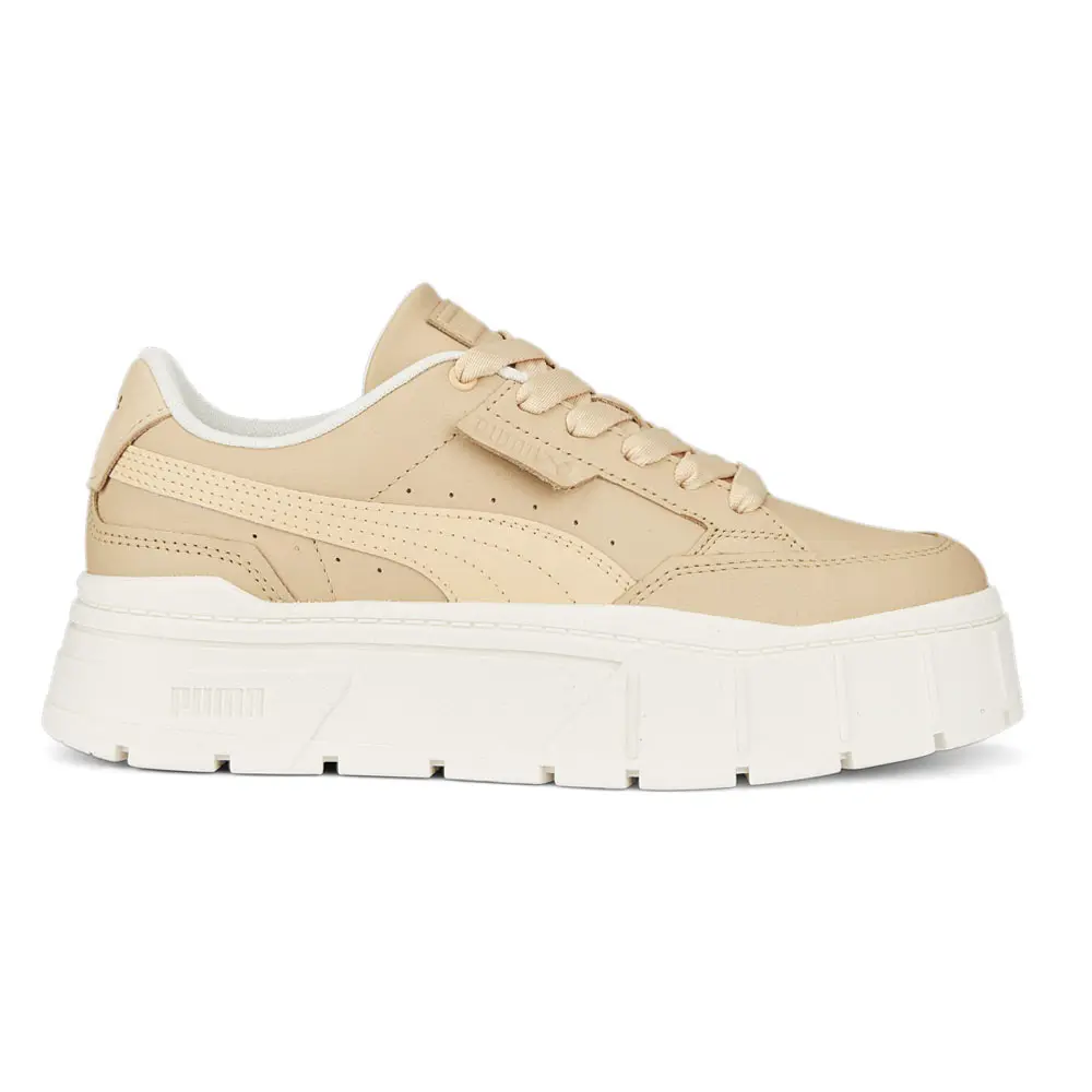 PUMA Womens Mayze Stack Soft Platform Sneakers Shoes Casual - Beige PUMA Womens Mayze Stack Soft Platform Sneakers Shoes Casual - Beige