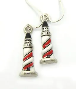 Light House Fish Hook Earrings