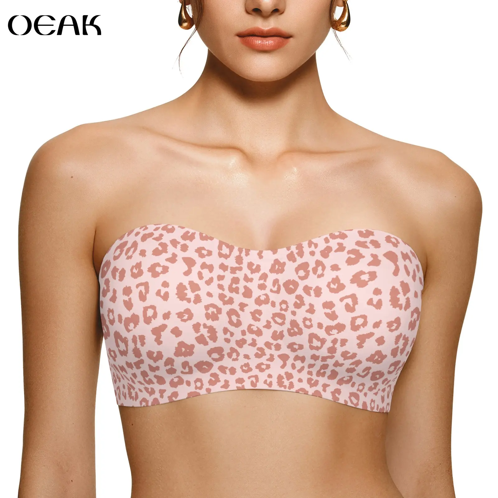 OEAK | Strapless Jelly Bandeau, Push Up, Padded Bras, Non-Slip & Seamless Comfortable OEAK | Strapless Jelly Bandeau, Push Up, Padded Bras, Non-Slip & Seamless Comfortable
