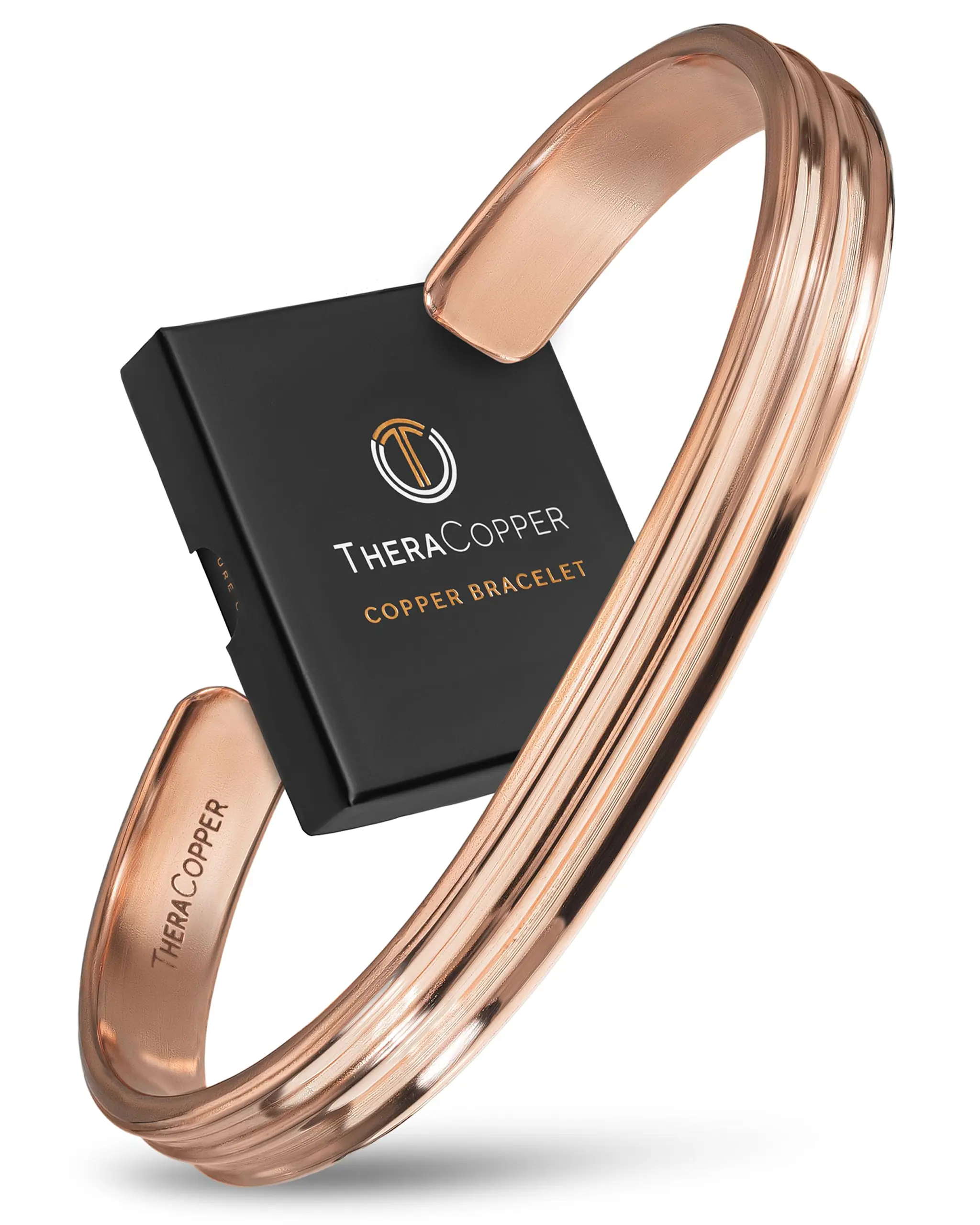 TheraCopper Copper Bracelet for Men & Women (Tier) — 100% Pure Copper Bracelets — Raw, Solid & Uncoated Authentic Handmade Tibetan Bracelet Cuff Bangles