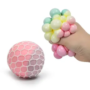 Hand Squeezed Flour Grape Tennis Ball Decompression Toy Sticky Slow Rebound Adult Pressure Ball Children Gift