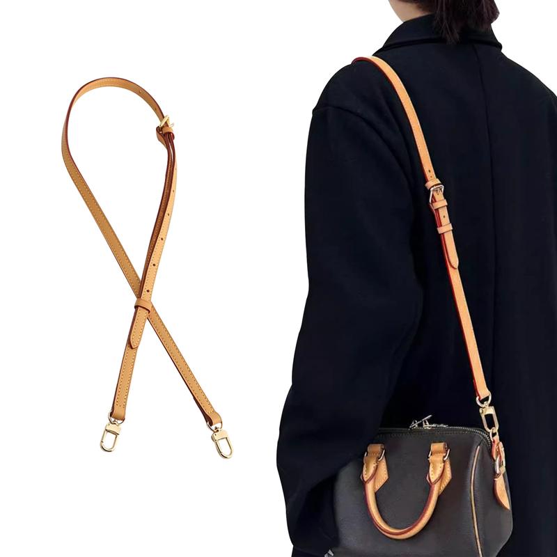 Jiesinlov Vachetta Vervangende riemen van leer voor handtas Neverful Tote ( abrikoos-95 cm