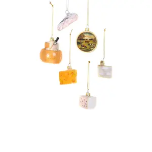 Cody Foster & Co Set Of 6 Tiny Fromage Ornaments