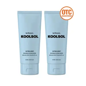 Knours  Ultra Light Invisible Sunscreen Broad Spectrum 2-Pack SPF 50 (50ml / 1.69 fl.oz)