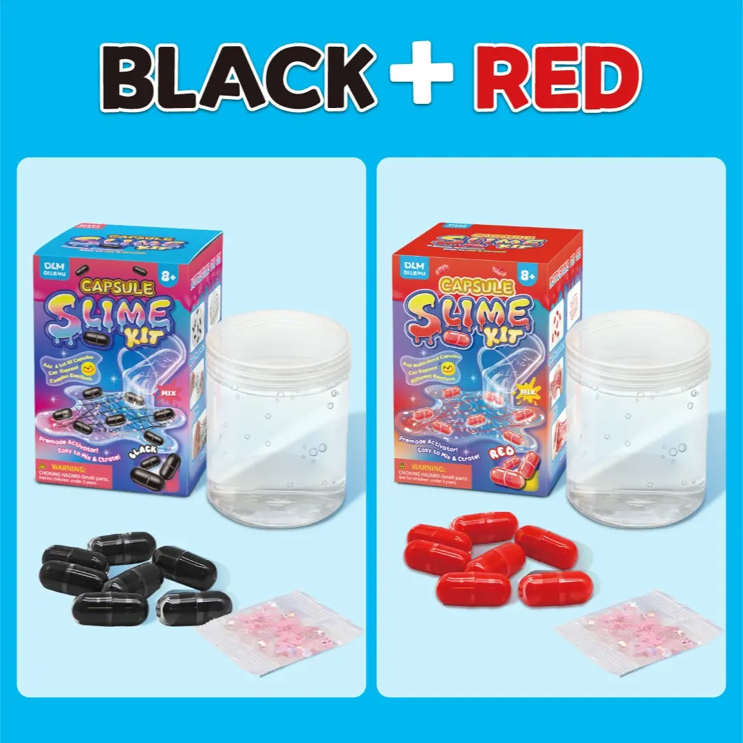 red + black