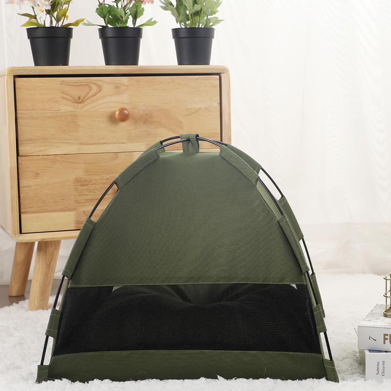 Foldable Pet Tent  -Indoor Bed With Double-sided Cushion - Pet Tent for Cats ,Puppies, Rabbits, Guinea Pigs, Hedgehogs, and Other Small Animals,Cat House