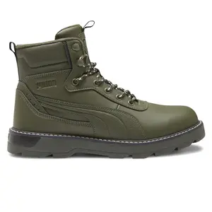 PUMA Mens Desierto V3 Round Toe Lace Up Casual Boots Ankle - Green