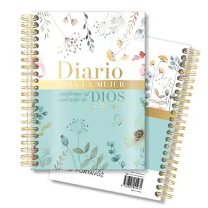 Diario para la Mujer Conforme al Corazón de Dios: Edición Jardín – Diario Devocional Cristiano (Edición en Español) Spiral-bound