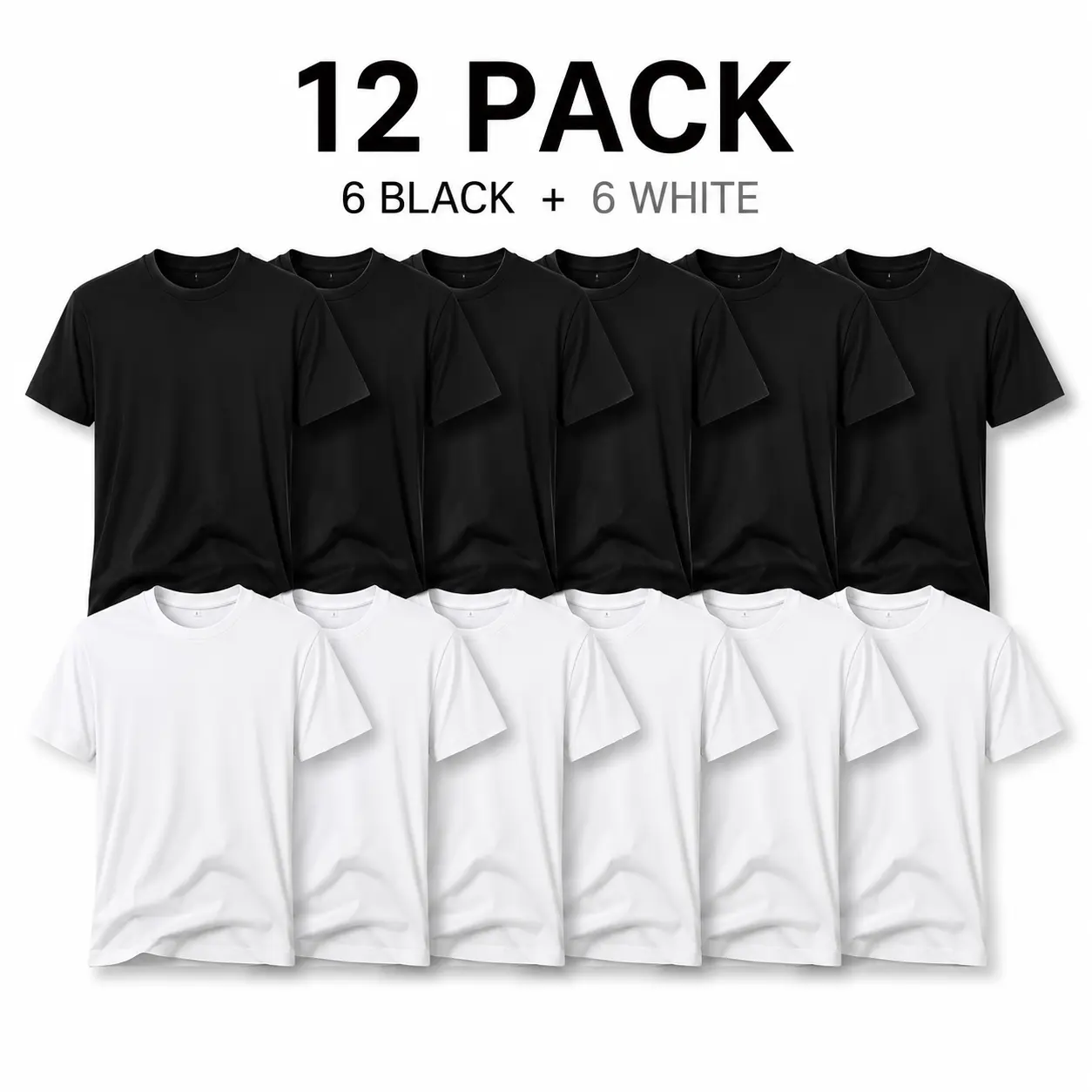 6 Black+6 White