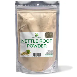 Herb To Body Nettle Root Powder | Urtica Dioica | Wildcrafted | 4oz Flavor Spice