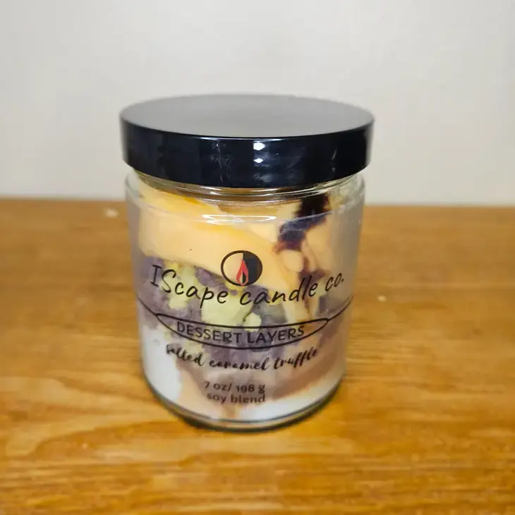 Salted Caramel Truffle Dessert Candle - 7-oz.
