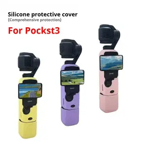Case for DJI OSMO Pocket 3 Silicone Protective Cover Anti-Scratch Lens Cap Protector for Pocket3 Case Camera Shell Accessories