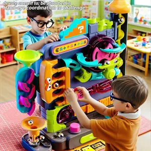 Kids' Marble Maze Adventure Toy Maze Board, Focus & Logic Training Game, Educational Gift for Boys & Girls, Perfect for Christmas & Thanksgiving