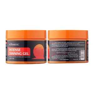 Tanning gel – 4.94oz fast tanning accelerator, outdoor use | moisturizing, smooth finish, waterproof
