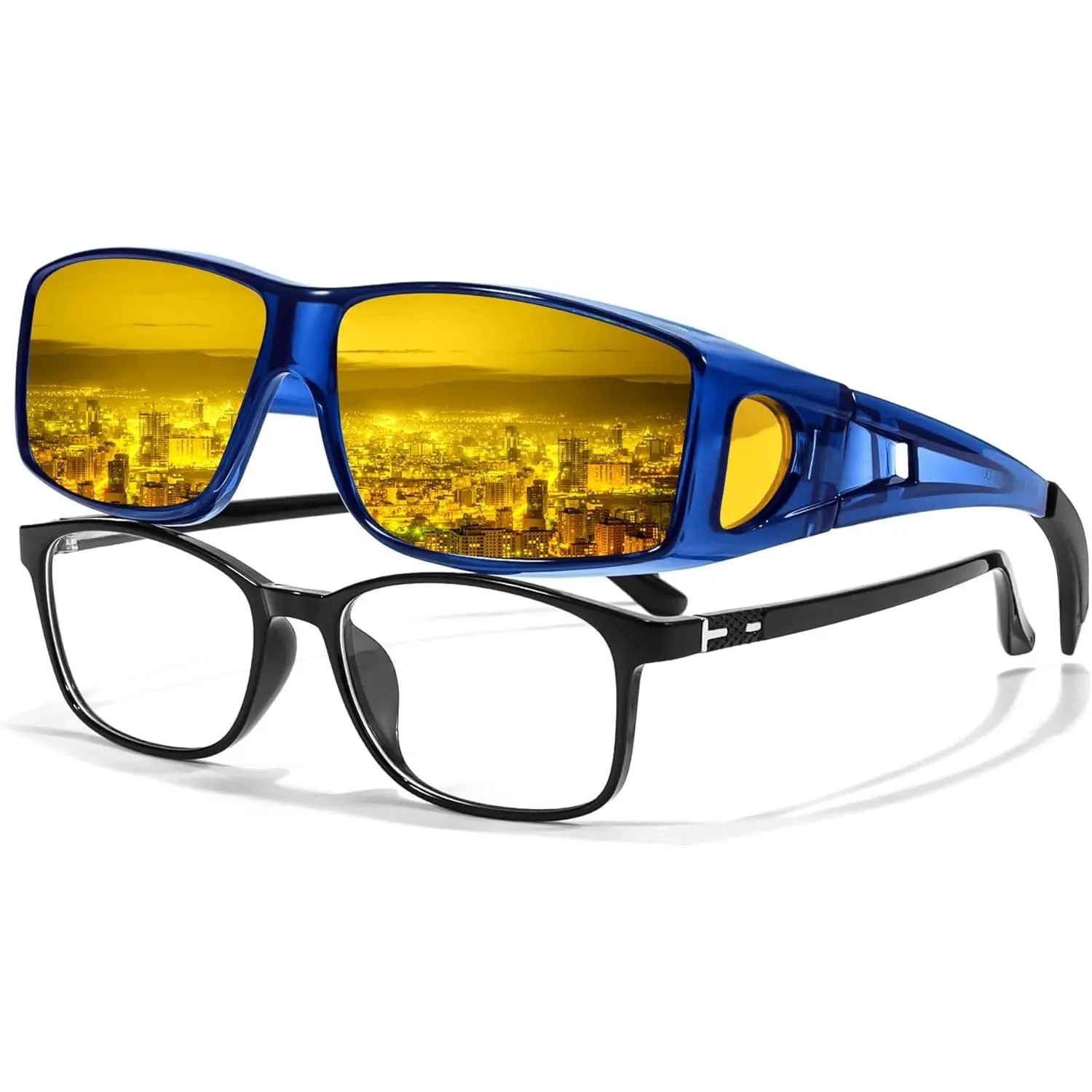 A03 Blue Frame/ Yellow Lens Night V