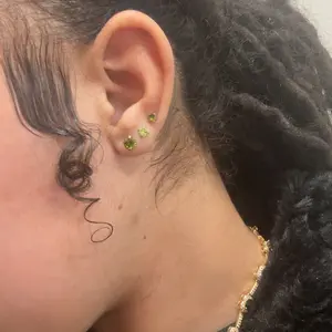 Artificial Zirconia Decorated Earrings Set, Elegant for Women & Girls, Stainless Steel Inlaid Artificial Zirconia Ear Studs, Stud Earrings Jewelry