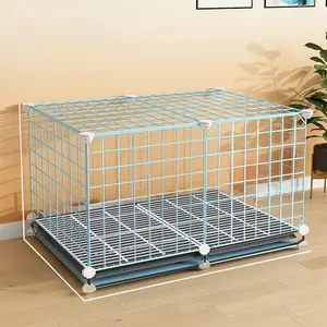 Large Space Rabbit Cage for Autumn Winter, Home Indoor Dutch Pig Guinea Pig Cage, Big Bunny Nest Villa, Pet Habitat, Rabbit Hutch, Rabbit Playpen