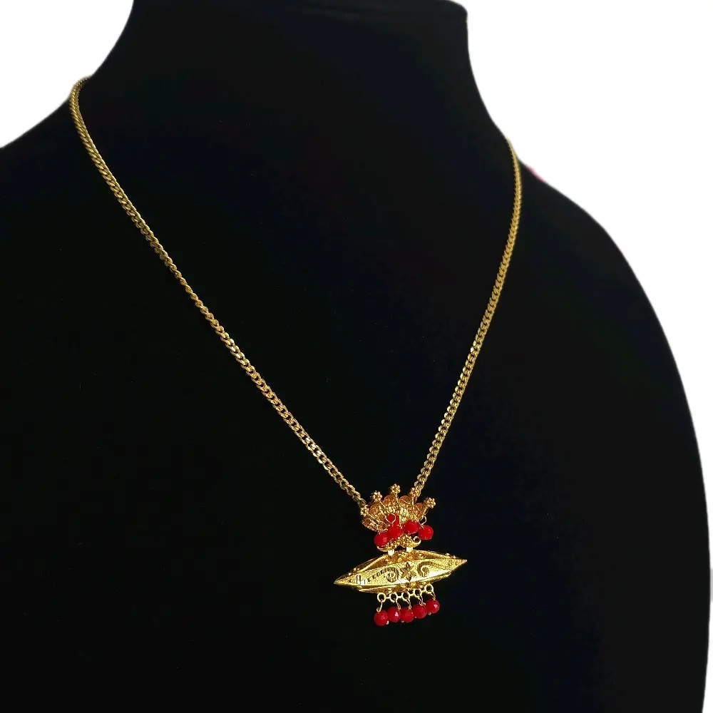 Traditional Nepali Newari Tayo pendant and chain