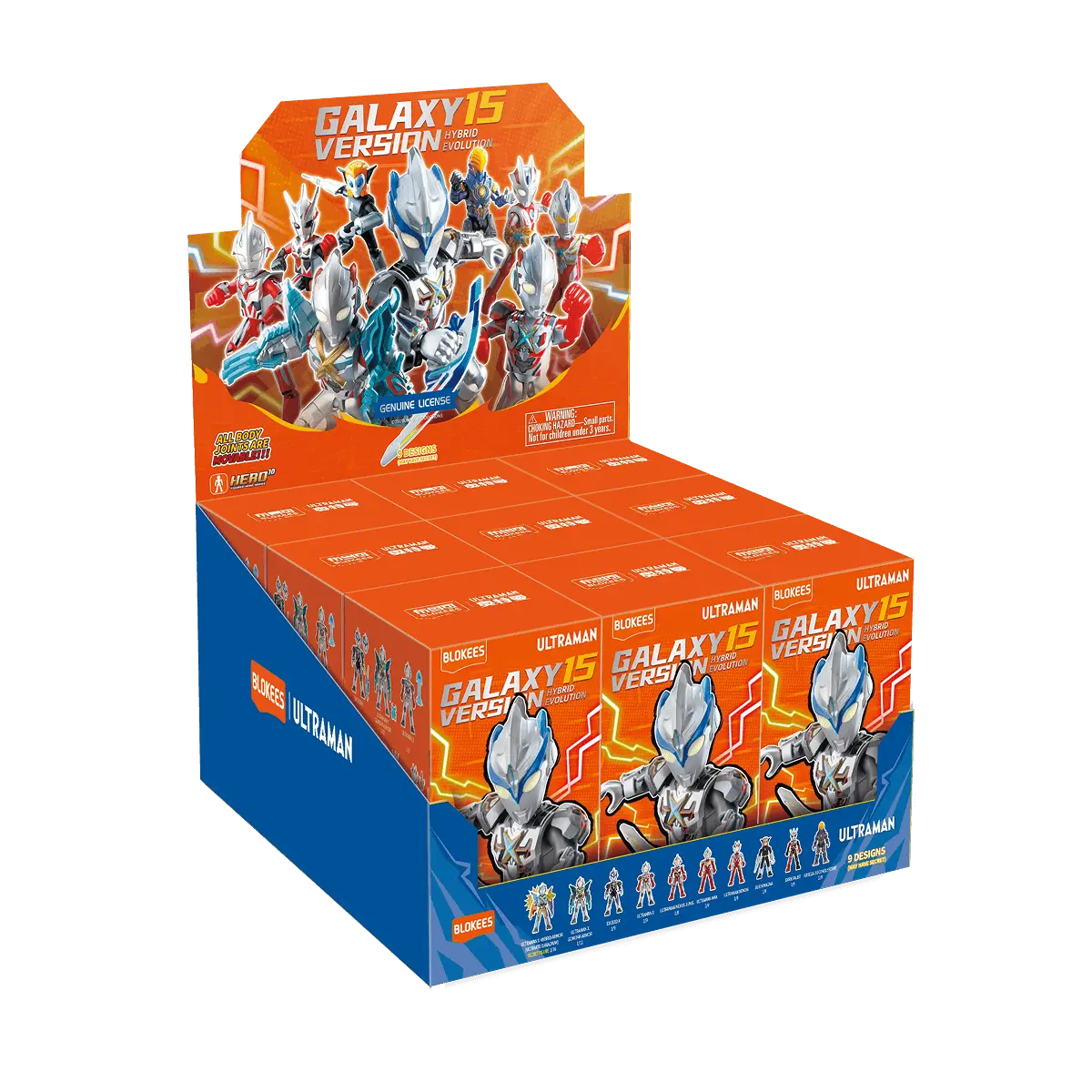 Blokees Ultraman Galaxy Version 15 - Hybrid Evolution Set Box