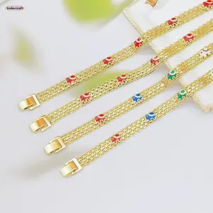 Boho Lucky Elephant Charm Bracelet for Women, Colorful Bohemian Style Bracelet, Cute Elephant Jewelry for Daily Wear, Beach Vacation and Gift for Her