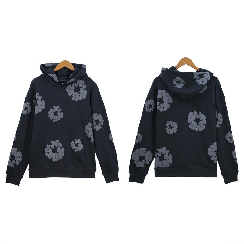 Denim Tears Unisex Fashionable Foam Cotton Printed Hoodie & Sports Suit Classic European and American Style Comfortable Durable Versatile for Multiple Occasions All Seasons
