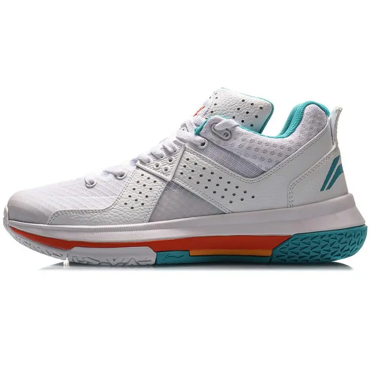 LiNing All City 5 Wade Men's Low-Top Leather Sports Shoes - Cloud Cushioning, Anti-Slip, Wear-Resistant Design