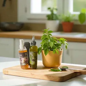 Natural Hair Growth 2week Results Enhancing Formula for Healthier Locks & Fuller Look 3pcs set