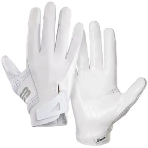 Grip Boost DNA 2.0 Football Gloves with Engineered Grip Boost+ Stick - White