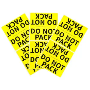 DO NOT PACK Moving Box Labels - Moving Stickers for DIY & Professional Relocations and Military Moves