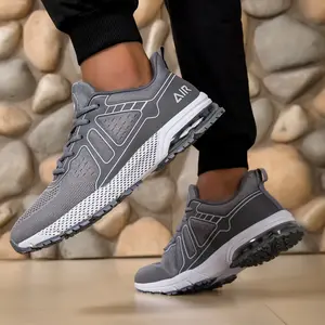 Bemiro Men's Running Shoes, with Air Cushion in the Heel, Running Tennis Shoes, Lightweight Sports and Fitness Running Shoes, Men's Outdoor Tennis Shoes, Casual and Trendy