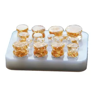 Easy to Use Ear Stretcher Mould Stretching Molds Round Heart Shaped