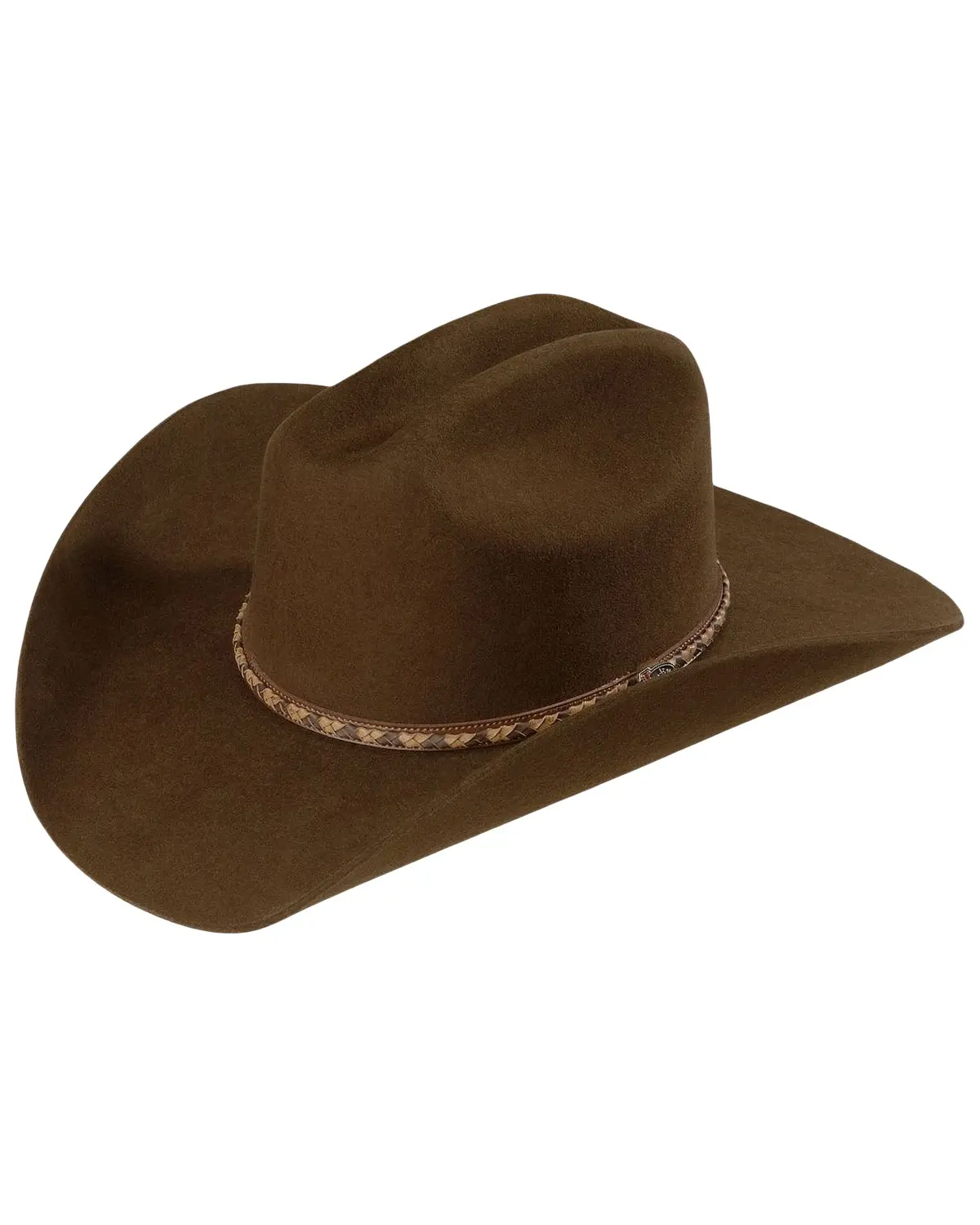 Justin Unisex Plains 2X Felt Cowboy Hat - Jf0242 Plns