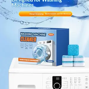 Universal Washing Machine Tub Cleaning Tablets, Disinfect and Remove Odors, Antibacterial and Mold Prevention Cleaning Effervescent Tablets