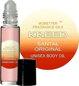 MOBETTER FRAGRANCE OILS Kreed Original Santal Unisex Body Oil 1/3 oz roll on Glass Bottle