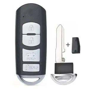 Aftermarket Smart Key Fob for 2013 Mazda 3 4B - 315MHz, FCC# WAZX1T768SKE11A03, with Lock and Unlock Functionality, Car Key Accessory