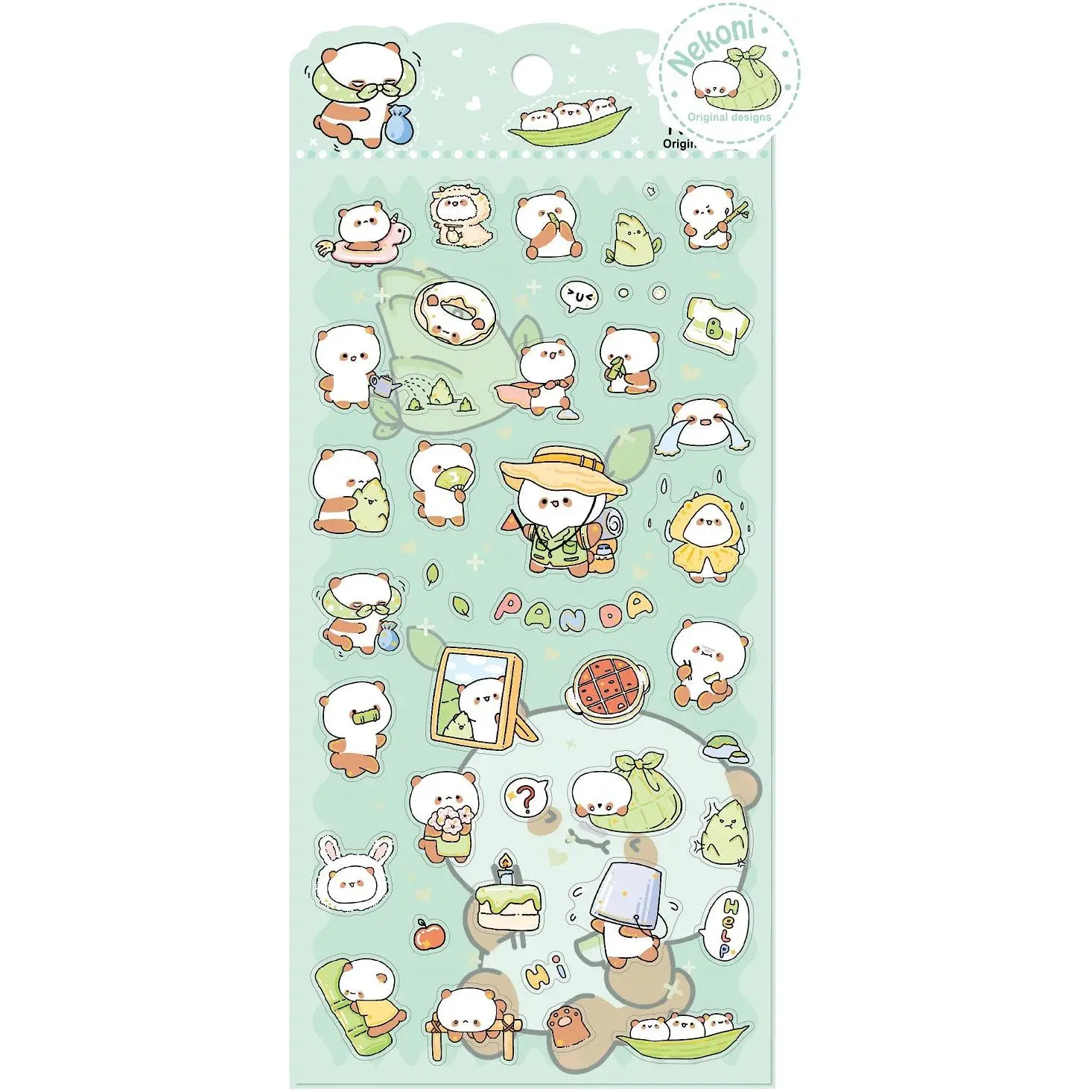 Nekoni Red Panda Sticker Sheet