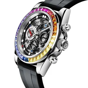 Aurora ChronoMaster Men's Fashion Watch - Ceramic Prestige, High-Resistance Quartz Watch, High-Resistance Quartz Watches