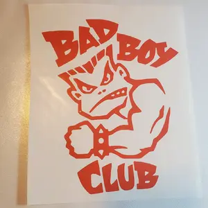 Bad Boy Club Vinyl Decal