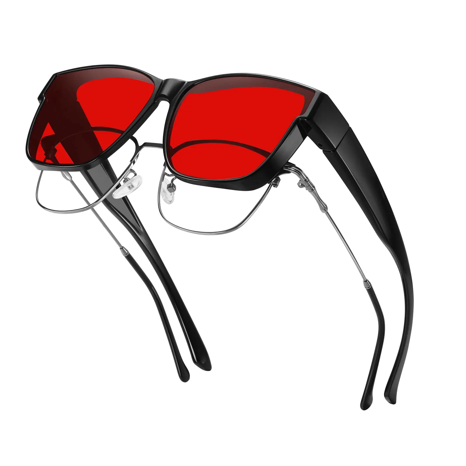 HAOLOTA Gaming Glasses Orange Lens for Blue & Green Light Blocking, Dual AR Coating, Fit Over Glasses for Regular Glasses for Gaming Screen Summerwins