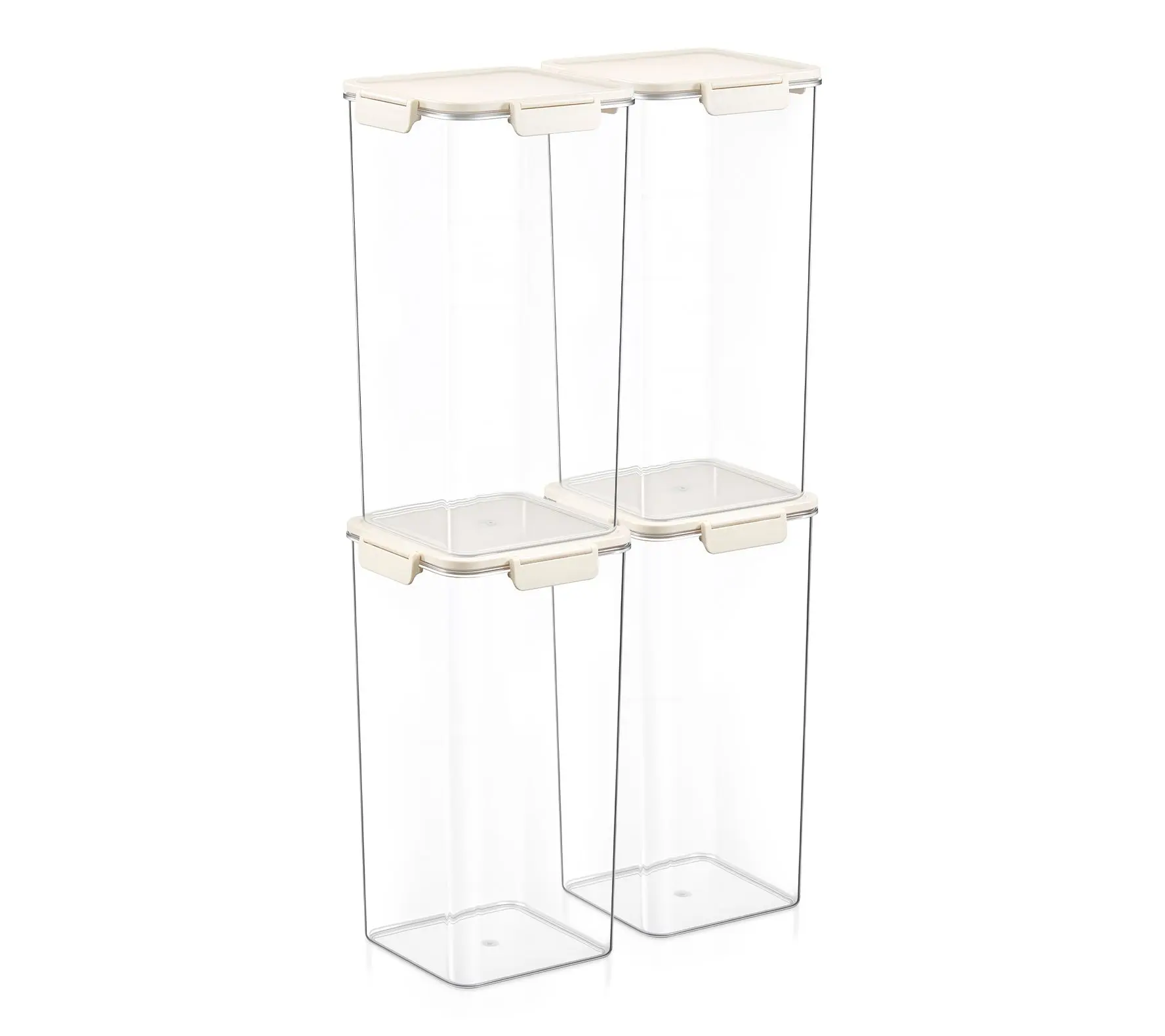 Sorbus Airtight Plastic Food Container Extra-Tall 12.6" - 4Pk