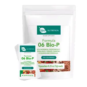 Blen Formula 06 Bio-P Adult Energy Moringa, Yerba Mate Natural Vitamin Optimum Dietary Supplement rosabella moringa vitamina a vitamins women non gmo